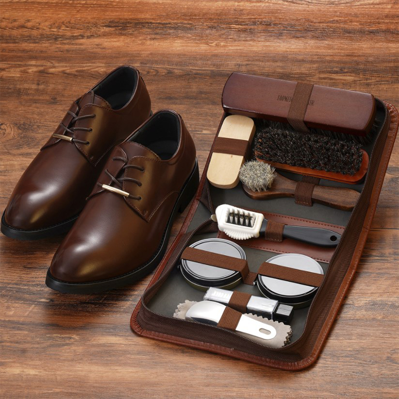 Grooming Kit Horse - Juego de cepillos para zapatos de