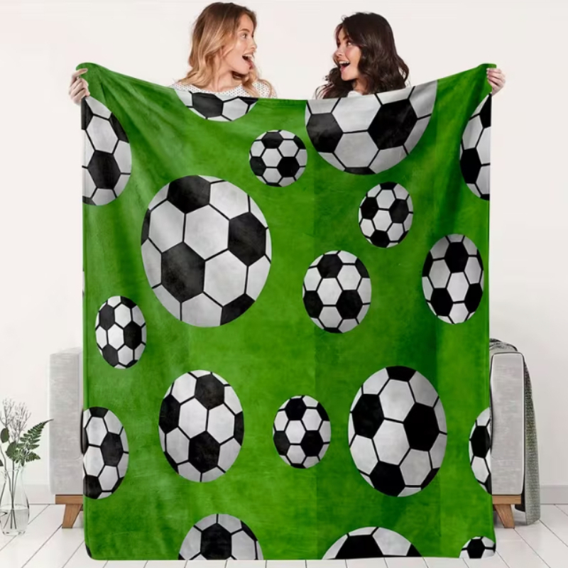 Outdoor Sport Background - Manta cálida y acogedora con estampado