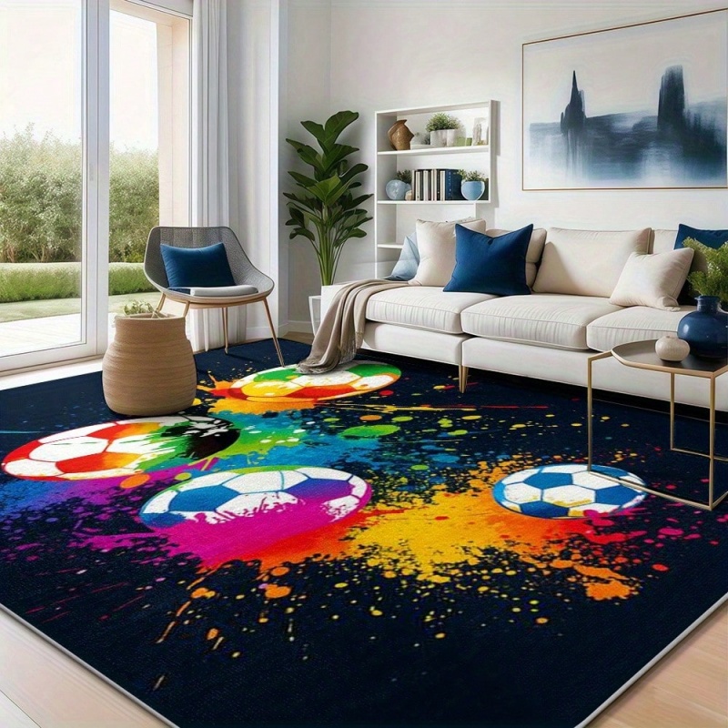 Alfombra de Fútbol con Diseño  - Outdoor Sport Background reseña y precio