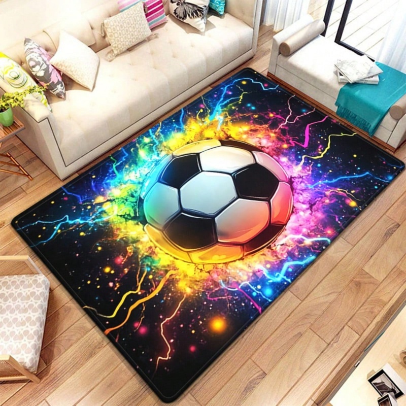 Alfombra de Fútbol con Diseño  - Outdoor Sport Background reseña y precio