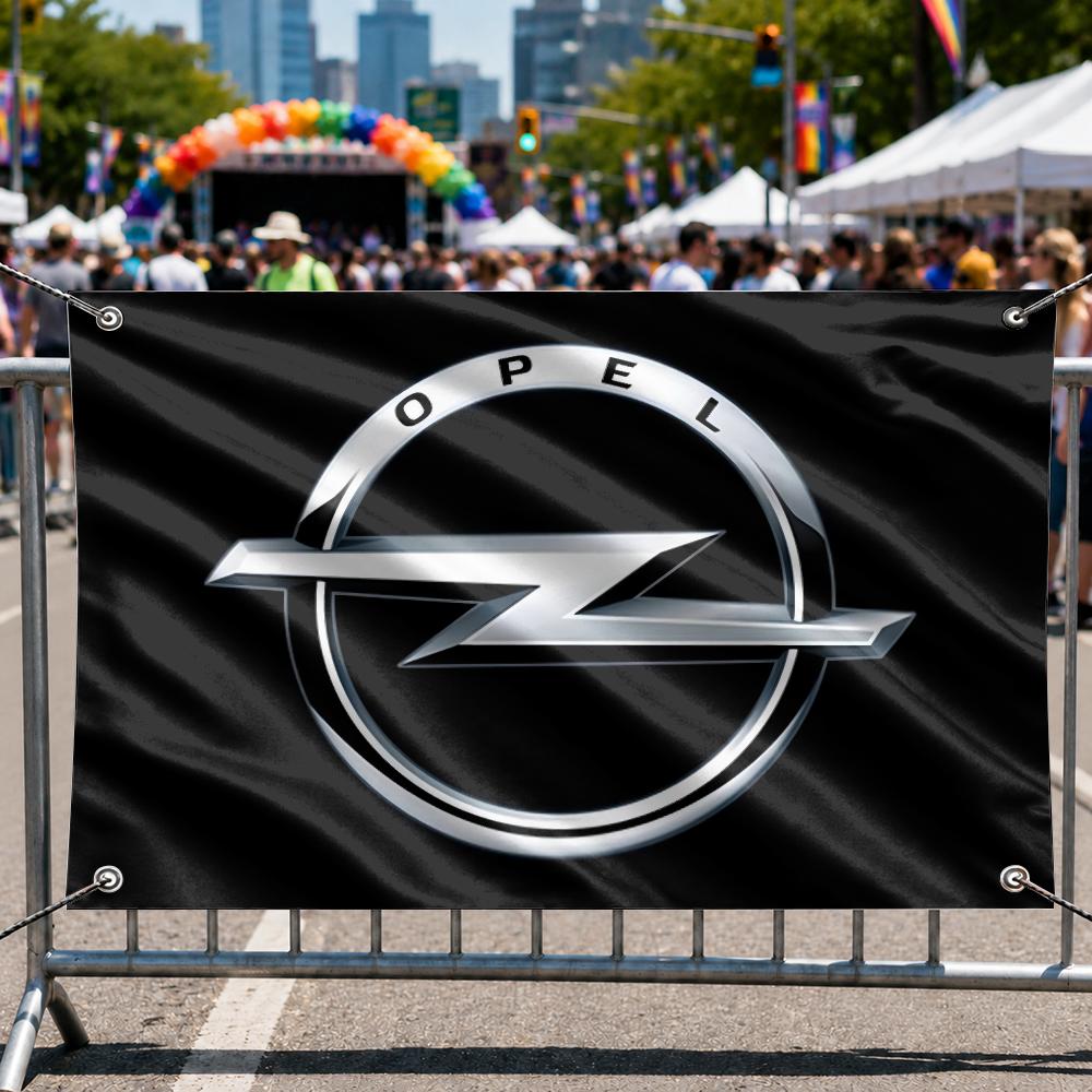 Banderas con logotipo de Metal - Outdoor Sport Background reseña y precio